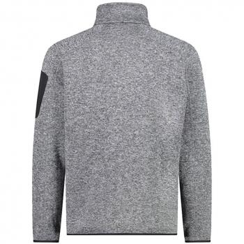 CMP Men's Fleece Jacket - Grey - Size 46 - Quick-Drying & Breathable