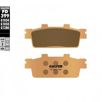 Pastillas de freno Galfer FD399 G1380 sinterizadas para scooter.