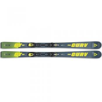Fischer Pack De Esquís Alpinos The Curv Gt 85 M-track+rsw 12 Powerrail - Esquís de nieve unisex, duraderos y ligeros, maniobrables, agarre suave, con fr