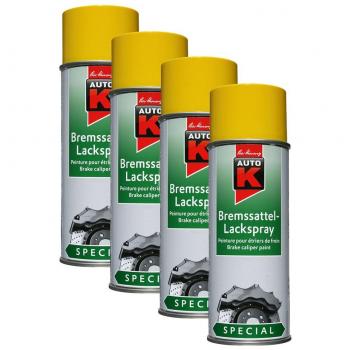 4 x kwasny 233 075 Auto de K Special de sillín de freno Laca aerosol amarillo 400 ml