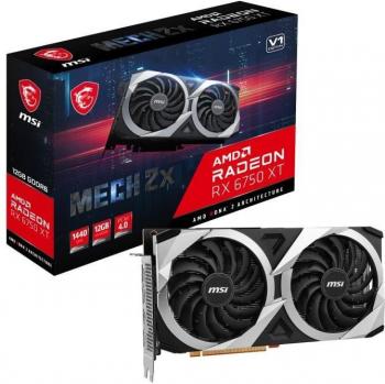 MSI AMD Radeon RX 6750 XT MECH 2X 12GB GDDR6 PCIe 4.0 Graphics Card