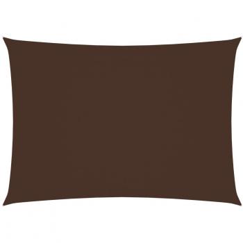 Sombrilla Oxford Rectangular 3x4,5 m Marrón