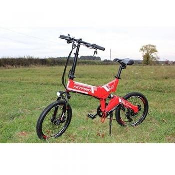 Nueva 20 plegable 250 W bicicleta eléctrica Shimano 7 velocidades TX35 marchas 36 V 10.4 Ah Samsung de iones de litio recargable para bicicleta frenos de disco mecánicos Full Suspensión, naranja
