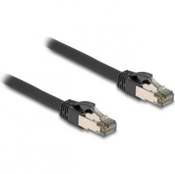 DeLOCK 80243 Cable de Red Negro 5m Cat6a U/FTP (STP)