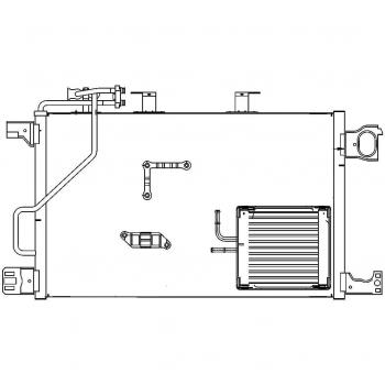 BEHR HELLA SERVICE 8FC 351 317-494  Condensador, aire acondicionado