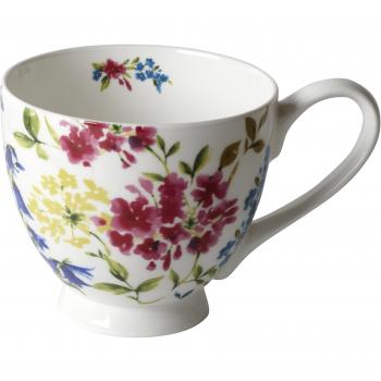 Portobello vergüenza de porcelana taza con base