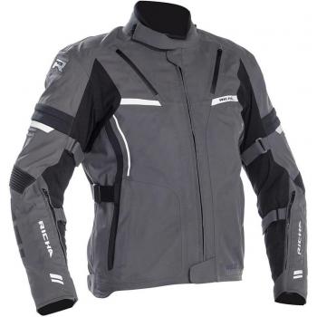 Chaqueta de Moto Richa Arc Gore-Tex Gris - Textil impermeable, color negro y gris, talla 2XL