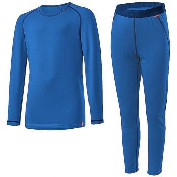 Conjunto de Primera Capa Löffler Transtex Warm para Niños - Unisex - Azul - Talla 128