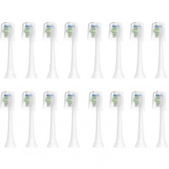 Cabezas de Cepillo YanBan Para Philips Sonicare Diamond Clean Cabezal de Cepillo de Dientes Eléctrico HX6511 HX6530 HX9340 HX6950 HX6710 HX9140 HX6930 HX6100 HX6910 HX6710 HX9140, Paquete de 16