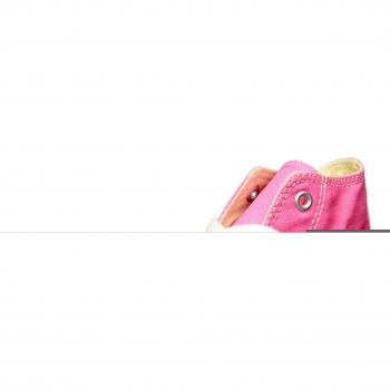 Zapatillas Converse Chuck Taylor All Star Classic Alta Lona para Niño, Color Rosa, Talla 33