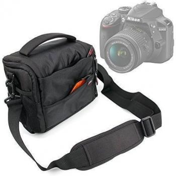 DURAGADGET Bandolera con Compartimentos Compatible con Cámara Canon PowerShot SX40 HS/Express Panda SLR HD 720P - Asa Regulable