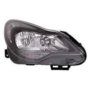 Faro Delantero Derecho con Intermitente Negro Valeo para Opel Corsa D desde 2011 - VAN WEZEL 3709962V