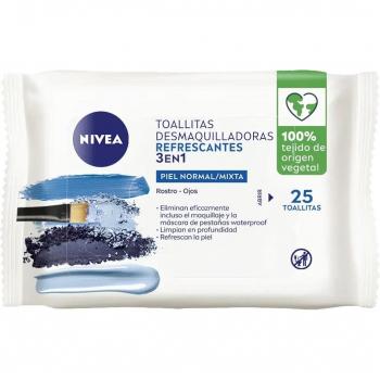 Toallitas desmaquillantes NIVEA 3 en 1 - Piel normal/mixta