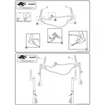 Kit Soportes allungate para Silla ks650