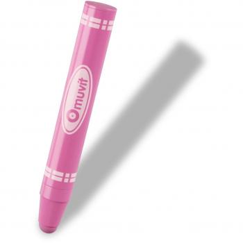 Muvit MUSTY0022 - Puntero Capacitivo Tipo Cera, Color Rosa