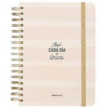 Wonderful Agenda clásica 2022-2023 Diaria Aquí cada Día es Único