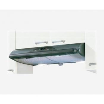 Mepamsa Mito Jet 60 Campana aspirante decorativa de pared, color negro, 40 W, 66 Decibelios, 2 Velocidades