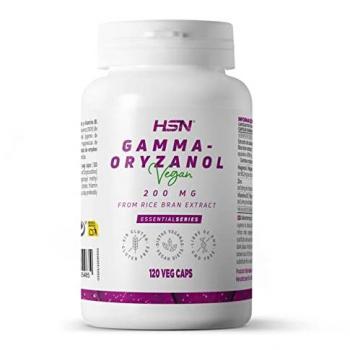 Gamma-Oryzanol 200mg - 120 Cápsulas Vegetales con 98% Gamma-Oryzanol, Magnesio, Zinc y Vitamina B1 - Origen 100% Natural, No-GMO, Vegano