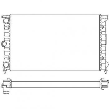 Radiador de Motor MAHLE ORIGINAL CR 350 000S para Volkswagen
