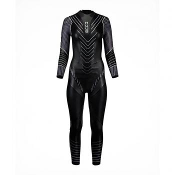 Traje de Neopreno Huub Pinnacle Femenino Negro de Manga Larga