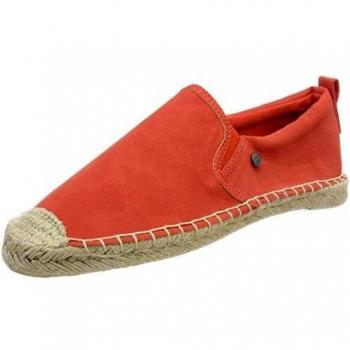 Superdry Liora Espadrille, Alpargatas Mujer, Rosso Coral, 37 EU