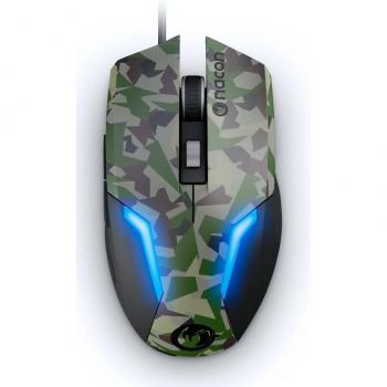 Nacon PCGM-105FOREST Ratón Gaming Óptico 2400DPI Forest Camo