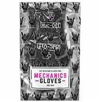 Muc-Off Mechanics Gloves, Small - Latex Free, Cut-Resistant Work Gloves For Bike And Motorcycle Maintenance - Machine Washable