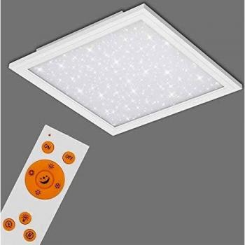 Panel LED Briloner Pallas 36W 3800lm Dimmable CCT Blanco 59,6x59,6cm con Control Remoto