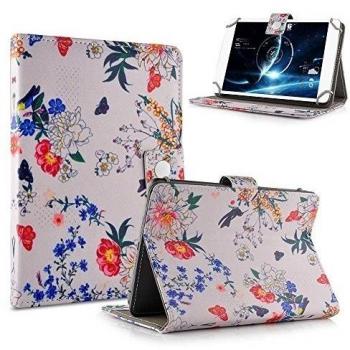 Estuche Multifuncional Art & Cherry© para eReaders y Tablets con Función de Atril - Diseño Universal Compatible con Kindle Paperwhite, Kobo Aura H2O, Tolino Shine, Sony PRS T1 T2, Trekstor 4 Ink, Icarus E653 RD 653 WE Go Illumina Pocket Sense G2, Pocke