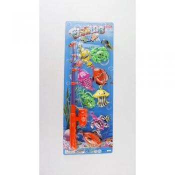 Caña de Pesca Multicolor con 8 Peces INTEX DIM07771