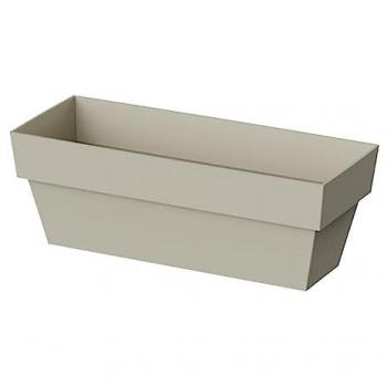 Jardinera Rectangular Limited 12x30cm Ecru de Plastiken