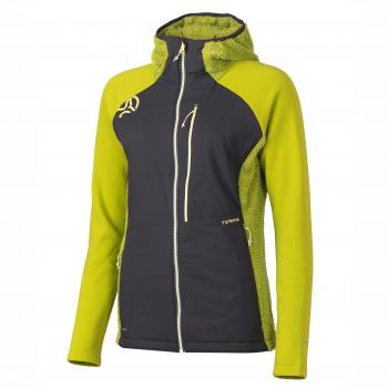 Chaqueta con capucha Ternua Kimoa Hybrid mujer amarillo oscuro negro S