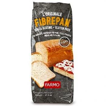 FARMO FibrePan Preparado Para Pan, Pizza y Focaccia Sin Gluten 500g