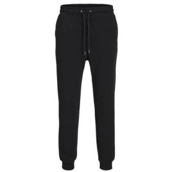Jack & Jones Men's Gordon Big & Tall Black Sweatpants - Plus Size 48