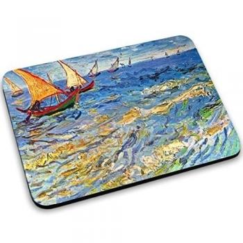 Colección 127, Custom adhesivo para MacBook piel de vinilo mangas de diferentes tamaños, neopreno, Van Gogh - The Sea At Saintes-Maries, Mouse Mat