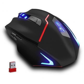 Zelotes Ratón inalámbrico Recargable, 3200 DPI,7 Botones Ratón óptico,Ratón Gaming para Gamer,PC,Mac