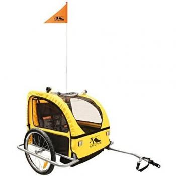 M-Wave 640091.0 Remolque Portaniños, Infantil, Amarillo, Talla Única
