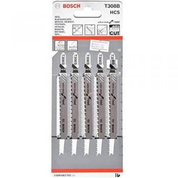 Bosch Professional 2 608 663 751 hojas de sierra de calar, Gris, 0, Set de 5 Piezas