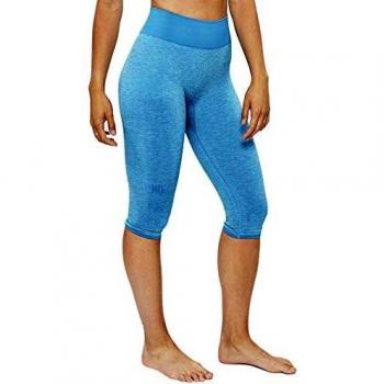 SPORT HG Mallas Pirata Flow Azul Mujer