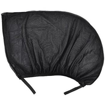 Auto Protección Solar (2 unidades) - Parasol Auto con protección UV para bebé niños mascotas plegable de malla Adecuado negro M- Kleine und kompakte Auto