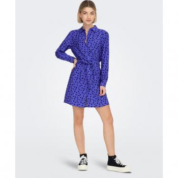 Vestido mini camisero con cinturón jdy