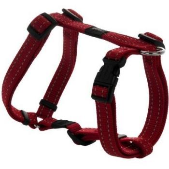 Rogz Utilidad tamaño Mediano 5/8-inch Serpiente Reflectante Ajustable Perro h-Harness