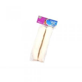 Rollos de Piel Natural para Perros - 2 x 25 cm, Máxima Diversión y Entretenimiento para tu Mascota