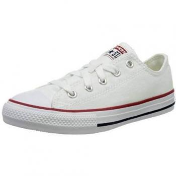 Converse Junior White All Star OX Trainers-UK 12 Kids