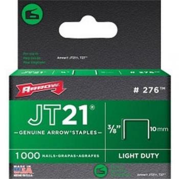 Grapas Arrow JT21 T27 (Paquete de 1000) Plata 10mm x 9.5mm