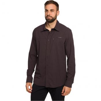 Camisa de hombre Trangoworld Vignemale VN de manga larga, ligera, transpirable, con tratamiento anti-UV y secado rápido
