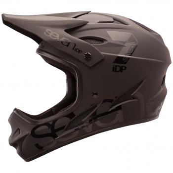 7 Protection M1 Casco Ciclismo Montaña, Unisex adulto, Negro, M