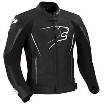 Bering Chaqueta moto STATOR Negro, Negro, XL