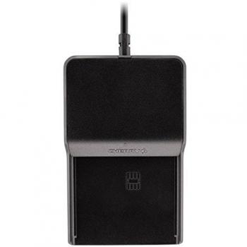 Cherry JT-0100WB-2 - Lector de tarjetas con USB, color negro