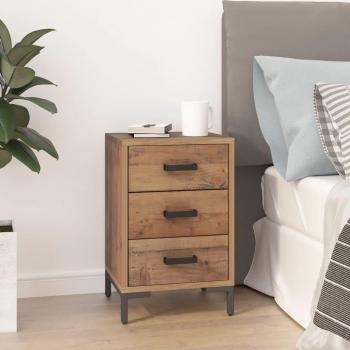 vidaXL Bedside Cabinet Solid Pinewood 36x30x54 cm Brown and vidaXL Bedside Cabinet Solid Pinewood 40x30x55 cm Brown